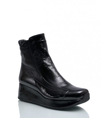 Зимние лаковые ботинки Kelton 606 черные