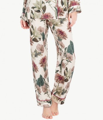Пижамные брюки Twin Set LA7NLL с цветочным рисунком