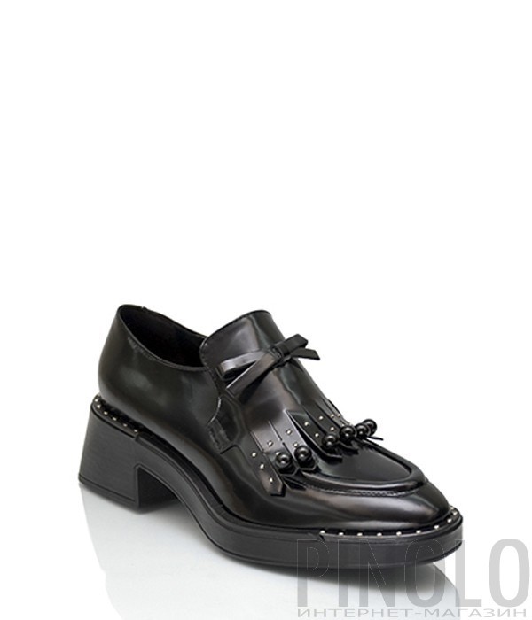 Кожаные туфли Jeannot 75264 черные