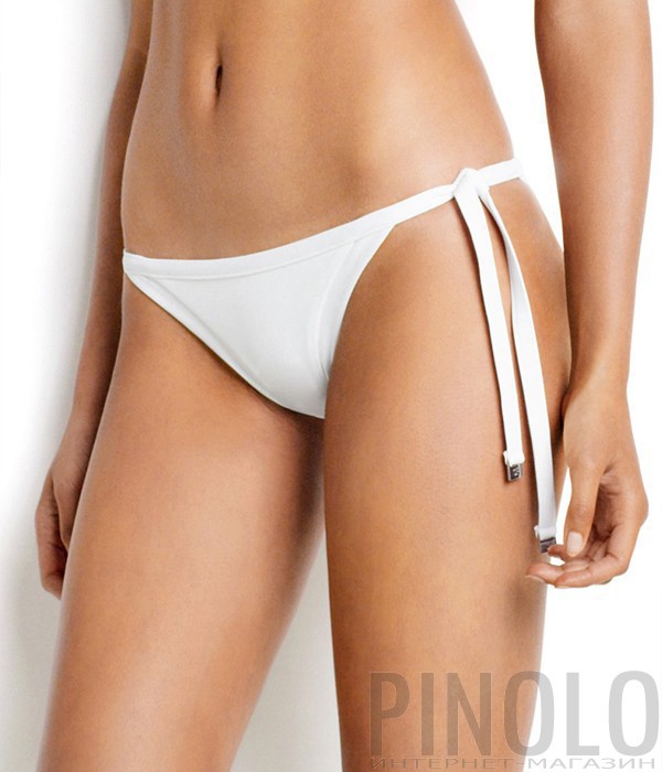 Плавки бразилианы Seafolly 40356-065 на завязках белые