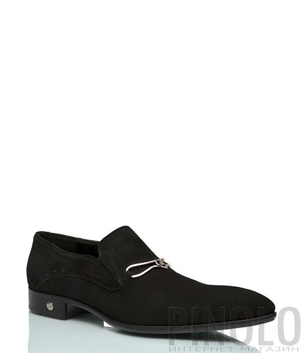 Замшевые туфли Giampieronicola 17302 черные
