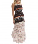 Длинное пляжное платье Despi 5325 с ярким принтом