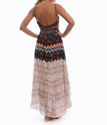 Длинное пляжное платье Despi 5325 с ярким принтом