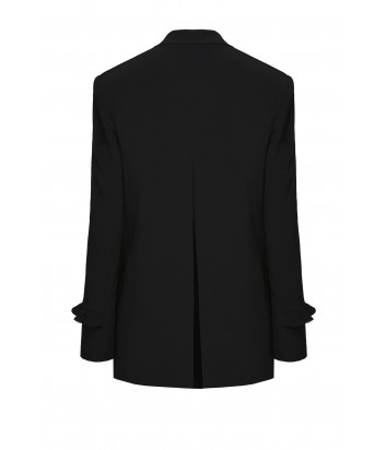Роскошный пиджак PINKO с рюшами на рукавах черный