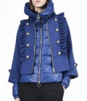 Куртка трансформер PINKO пуховик и пальто синяя