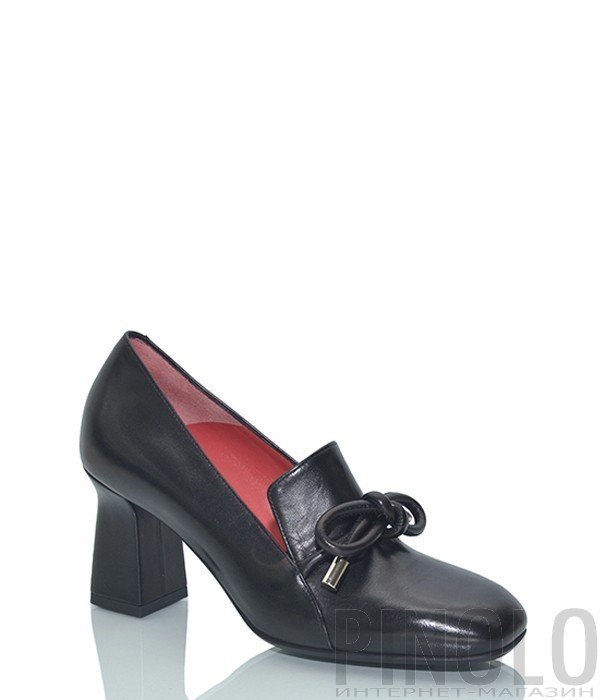 Кожаные туфли Pas de Rouge 1616 черные