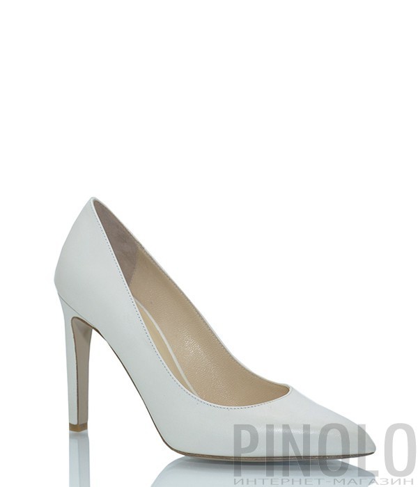 Кожаные лодочки Fabio Rusconi Trilli ванильные