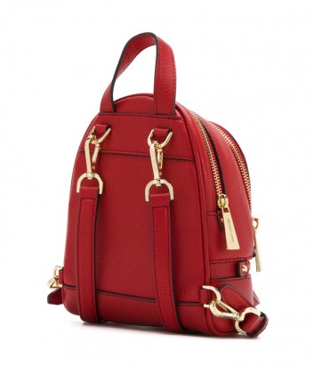 Маленький рюкзак Michael Kors Rhea Mini в мягкой коже красный
