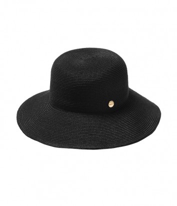 Классическая шляпа Seafolly 71367-HT с брендированной кнопкой черная