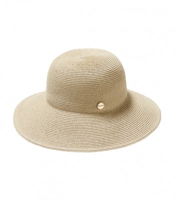 Классическая шляпа Seafolly 71367-HT с брендированной кнопкой бежевая