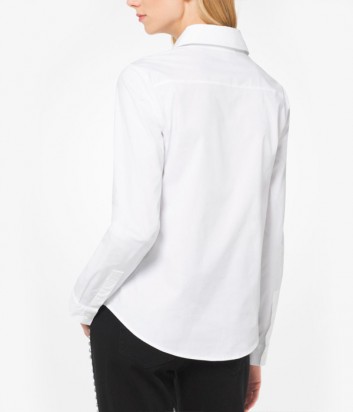 Женская рубашка Michael Kors приталенного кроя белая