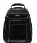 Кожаный рюкзак Piquadro Blue Square CA1813B2 с отделением для ноутбука черный