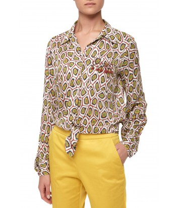 Легкая блуза Maliparmi Mille Fiori с венецианским принтом