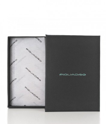 Мужское портмоне Piquadro Modus PU1241MO с отделениями для 12 карт черное