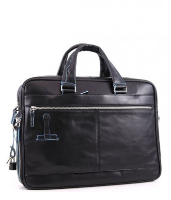 Кожаный портфель-сумка Piquadro Blue Square CA2849B2 черный