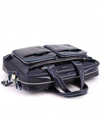 Кожаный портфель-сумка Piquadro Blue Square CA2849B2 синий