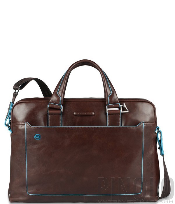 Портфель-сумка Piquadro Blue Square CA3335B2 с отд. для ноутбука коричневый