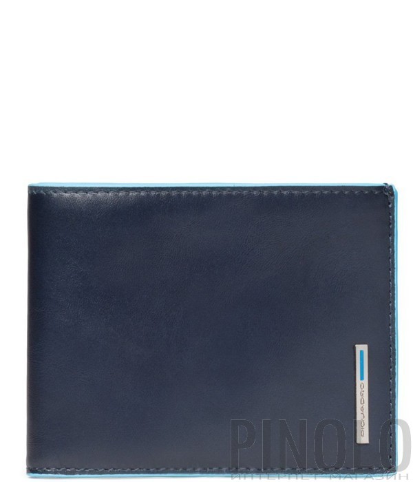 Кожаное портмоне Piquadro Blue Square PU1241B2R синее