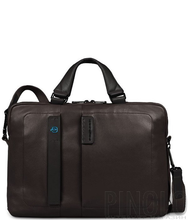 Кожаная сумка Piquadro Pulse CA1903P15 коричневая