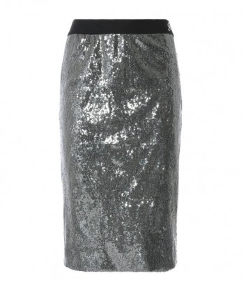 Серебристая юбка ICE PLAY декорированная пайетками