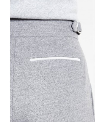 Брюки с завышенной талией Karl Lagerfeld расклешенные от бедра серые