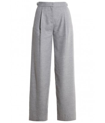 Брюки с завышенной талией Karl Lagerfeld расклешенные от бедра серые