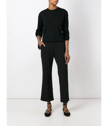 Черный джемпер P.A.R.O.S.H. Loris с бахромой по спине и рукавам