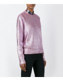 Женский свитер MSGM с лиловыми металлизированными нитками