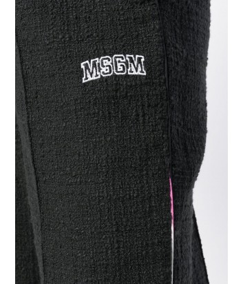 Черные трикотажные штаны MSGM со стрелками