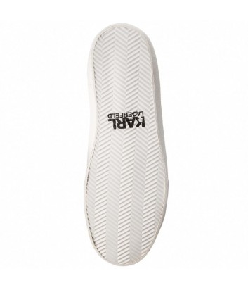 Мужские кожаные кеды Karl Lagerfeld Signature черные