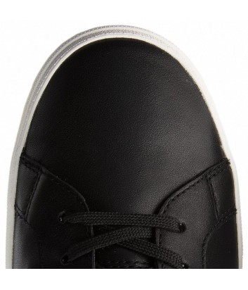 Мужские кожаные кеды Karl Lagerfeld Signature черные