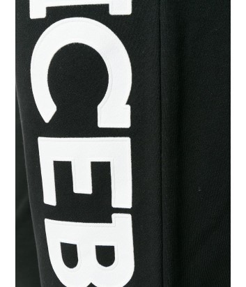 Черные спортивные штаны ICEBERG с логотипом