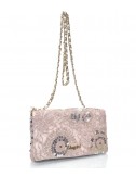 Нежно-розовая сумка на цепочке Blugirl 8079 расшитые пайетками