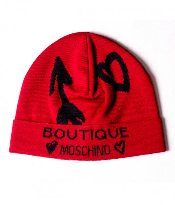 Женская шапка Moschino Boutique 65125 красная
