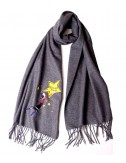 Теплый женский шарф Moschino Boutique 30589 серый