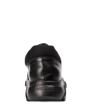 Мужские кожаные кроссовки Roberto Botticelli 37160 черные