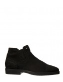 Черные замшевые ботинки Luca Guerrini 9819 на меху