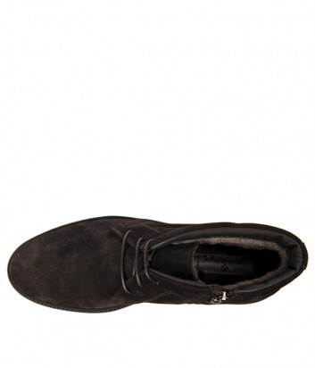 Замшевые ботинки Luca Guerrini 9751 на меху коричневые