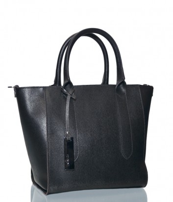 Женская сумка Ripani 7255 из черной кожи сафьяно