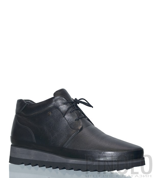 Кожаные мужские ботинки Lab Milano 18863 черные