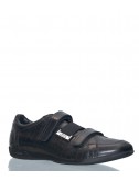 Черные кожаные туфли Roberto Botticelli 35121 с тиснением под крокодила
