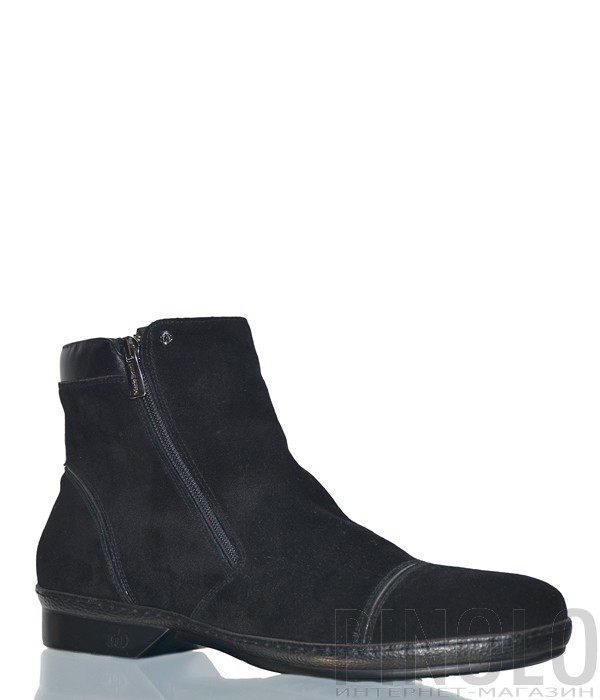 Замшевые ботинки Mario Bruni 90556 черные