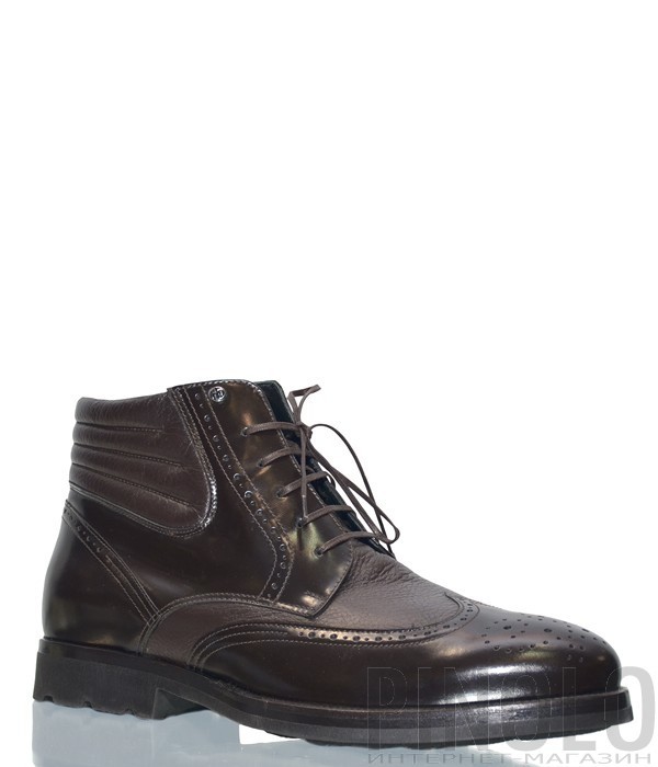 Кожаные ботинки Mario Bruni 94181 коричневые