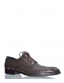 Мужские кожаные туфли Mario Bruni 46710 коричневые