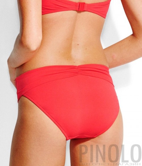 Коралловые плавки Seafolly 40497-065 слипы в стиле ретро