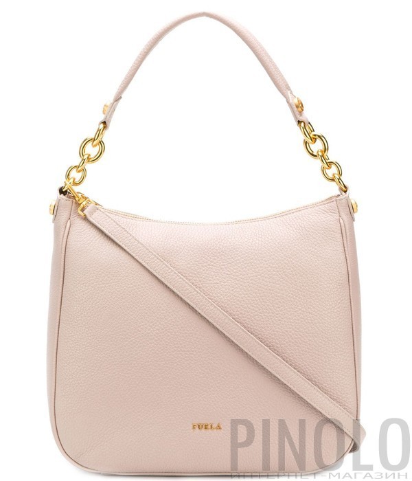 Кожаная сумка Furla Cometa 998484 нежно-розовая