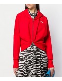 Красная олимпийка MSGM 2641MDM74 с капюшоном