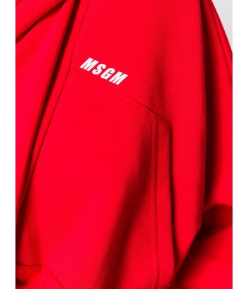Красная олимпийка MSGM 2641MDM74 с капюшоном