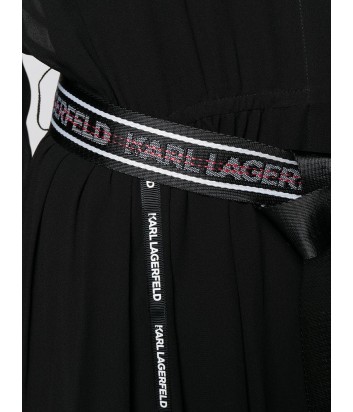 Полупрозрачное макси-платье Karl Lagerfeld 91KW1313 с декоративной отделкой на швах
