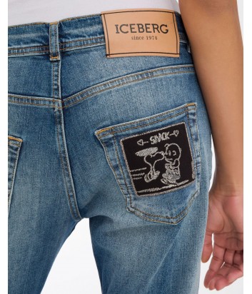 Женские джинсы ICEBERG 6007 с эффектом потертостей